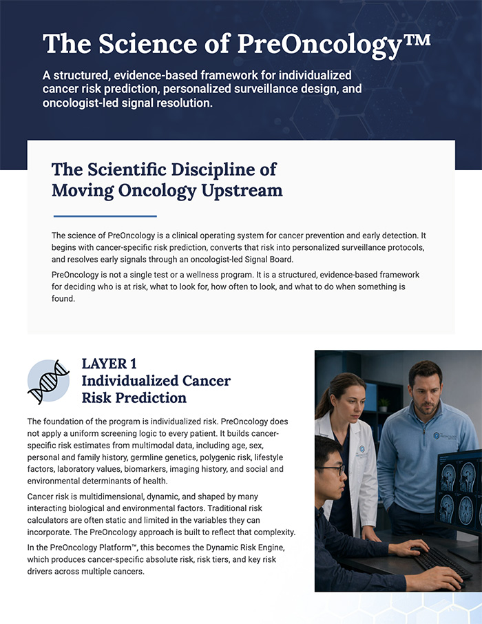 The Science of PreOncology cover image