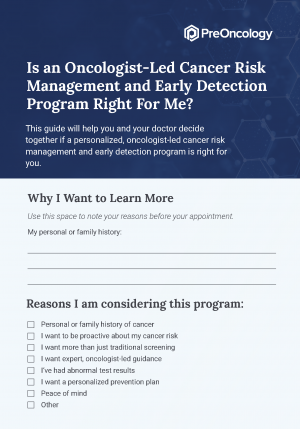 Patient and physician discussion guide cover